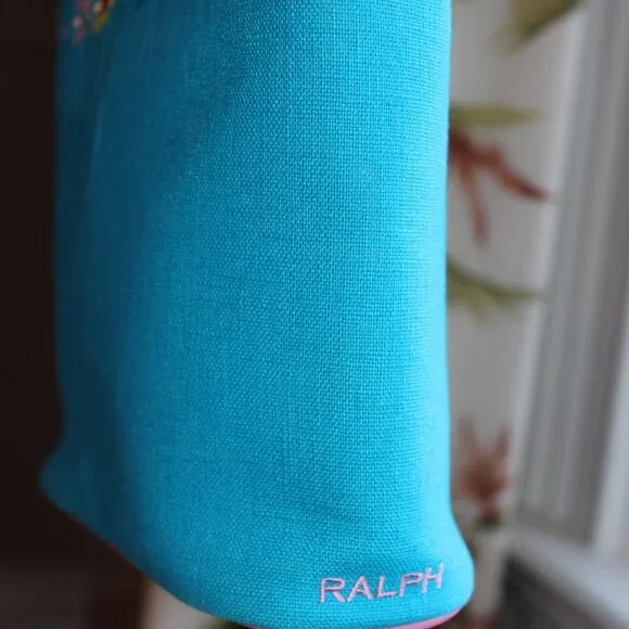 RALPH by Ralph Lauren Small Linen Purse EUC - Picture 8 of 14